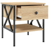 Nachtkastjes 40X42X45 Cm Bewerkt Hout Kleurig