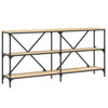 Wandtafel 160X30X75 Cm Bewerkt Hout En Ijzer Kleur