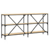 Wandtafel 160X30X75 Cm Bewerkt Hout En Ijzer Kleur