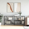 Wandtafel 160X30X75 Cm Bewerkt Hout En Ijzer Kleur