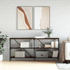 Wandtafel 160X30X75 Cm Bewerkt Hout En Ijzer Kleur