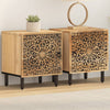 Nachtkastjes 40X33X46 Cm Massief Mangohout