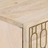 Nachtkastje 50X33X60 Cm Massief Mangohout