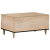 Salontafel 80X54X40 Cm Massief Mangohout
