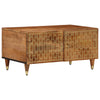 Salontafel 80X50X40 Cm Massief Mangohout