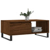 Salontafel 90X50X36,5 Cm Bewerkt Hout Bruin Eikenkleur