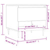Salontafels 50X46X50 Cm Bewerkt Hout