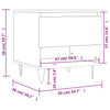 Salontafels 50X46X50 Cm Bewerkt Hout