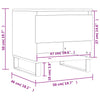 Salontafels 50X46X50 Cm Bewerkt Hout
