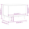 Salontafel 60X44,5X45 Cm Bewerkt Hout