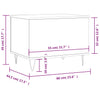 Salontafel 60X44,5X45 Cm Bewerkt Hout