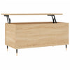 Salontafel 90X44,5X45 Cm Bewerkt Hout Kleurig