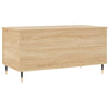 Salontafel 90X44,5X45 Cm Bewerkt Hout Kleurig