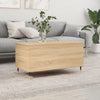 Salontafel 90X44,5X45 Cm Bewerkt Hout Kleurig