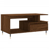 Salontafel 90X49X45 Cm Bewerkt Hout Bruineiken