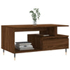 Salontafel 90X49X45 Cm Bewerkt Hout Bruineiken