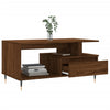 Salontafel 90X49X45 Cm Bewerkt Hout Bruineiken