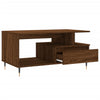 Salontafel 90X49X45 Cm Bewerkt Hout Bruineiken