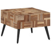 Salontafel Massief Gerecycled Teakhout Grijs
