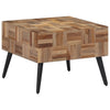 Salontafel Massief Gerecycled Teakhout Grijs