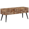 Salontafel Massief Gerecycled Teakhout Grijs