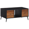 Salontafel 90X50X41 Cm Massief Gerecycled Teakhout Wit