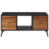 Salontafel 90X50X41 Cm Massief Gerecycled Teakhout Wit