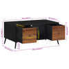 Salontafel 90X50X41 Cm Massief Gerecycled Teakhout Wit