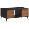 Salontafel 90X50X41 Cm Massief Gerecycled Teakhout Wit