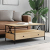 Salontafel 100X51X45 Cm Bewerkt Hout Kleurig