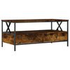 Salontafel 100X51X45 Cm Bewerkt Hout Kleurig