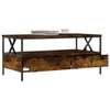 Salontafel 100X51X45 Cm Bewerkt Hout Kleurig