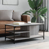 Salontafel 100X50X45 Cm Bewerkt Hout Kleurig