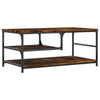 Salontafel 90X49X40 Cm Bewerkt Hout Kleurig