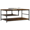 Salontafel 90X49X40 Cm Bewerkt Hout Kleurig