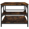 Salontafel 90X49X40 Cm Bewerkt Hout Kleurig