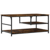 Salontafel 90X49X40 Cm Bewerkt Hout Kleurig