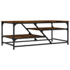 Salontafel 100X49X40 Cm Bewerkt Hout Kleurig