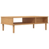 Salontafel Senja 100X55X33 Cm Rattan-Look Massief Hout