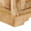 Nachtkastje 40X35X50 Cm Massief Mangohout