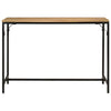 Eettafel 110X55X75 Cm Massief Ruw Mangohout En Ijzer