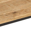 Wandtafel 90X30X75 Cm Massief Ruw Mangohout En Ijzer
