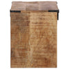 Nachtkastje 40X30X37 Cm Massief Mangohout Donkerbruin