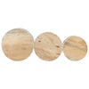 Bartafels 3 St Trommelvormig Massief Ruw Mangohout