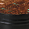 Bartafels 3 St Trommelvormig Massief Gerecycled Hout
