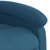 Sta-Op-Massagestoel Fluweel Blauw