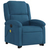 Sta-Op-Massagestoel Fluweel Blauw