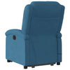 Sta-Op-Massagestoel Fluweel Blauw
