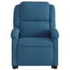 Sta-Op-Massagestoel Fluweel Blauw