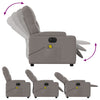 Massagestoel Stof Taupe